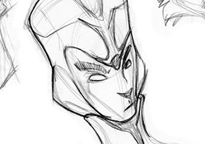 Character head study